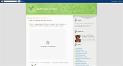 Desktop Screenshot of gulfcoastartists.blogspot.com