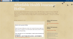 Desktop Screenshot of affordablehealthinsurancehotline.blogspot.com