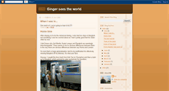 Desktop Screenshot of gingerseestheworld.blogspot.com