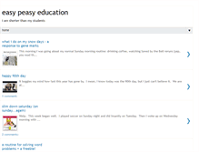 Tablet Screenshot of easypeasyeducation.blogspot.com