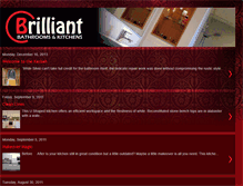 Tablet Screenshot of brilliantbathroomsandkitchens.blogspot.com