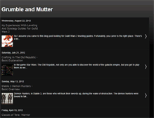 Tablet Screenshot of grumble-and-mutter.blogspot.com