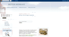 Desktop Screenshot of bettermerrage.blogspot.com
