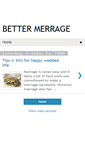 Mobile Screenshot of bettermerrage.blogspot.com