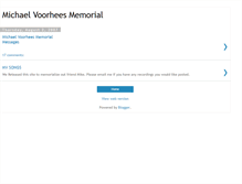 Tablet Screenshot of mvoorhees.blogspot.com