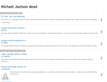 Tablet Screenshot of michaeljackson-dead.blogspot.com