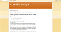 Desktop Screenshot of corvette-junkyard.blogspot.com