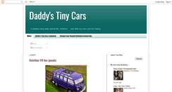 Desktop Screenshot of daddystinycars.blogspot.com