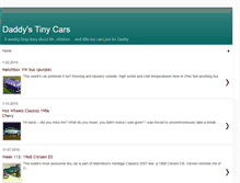 Tablet Screenshot of daddystinycars.blogspot.com