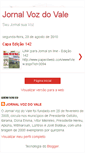 Mobile Screenshot of jornalvozdovale.blogspot.com