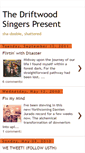 Mobile Screenshot of driftwoodsingers.blogspot.com