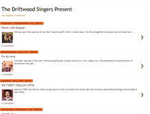 Tablet Screenshot of driftwoodsingers.blogspot.com