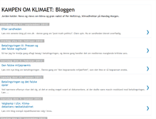 Tablet Screenshot of kampenomklimaet.blogspot.com