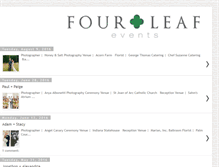 Tablet Screenshot of fourleafevents.blogspot.com