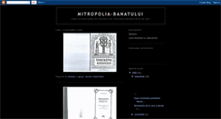 Desktop Screenshot of mitropolia-banatului.blogspot.com