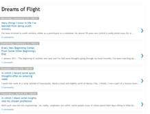 Tablet Screenshot of dreams-of-flight.blogspot.com