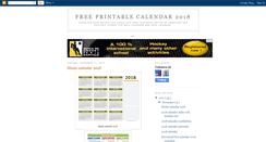 Desktop Screenshot of freeprintablecalendar.blogspot.com