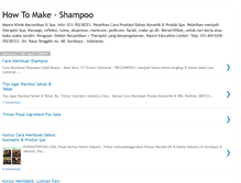 Tablet Screenshot of cara-membuat-shampoo.blogspot.com