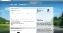 Desktop Screenshot of littlebookofcrafters.blogspot.com