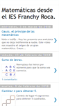 Mobile Screenshot of matematicasfranchy.blogspot.com