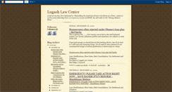 Desktop Screenshot of lugashlawcenter.blogspot.com