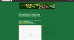 Desktop Screenshot of greentownsfinest.blogspot.com