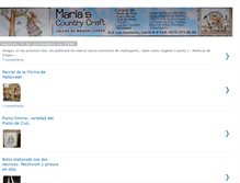 Tablet Screenshot of mariascountrycrafts.blogspot.com