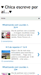 Mobile Screenshot of chicaescreveporai.blogspot.com
