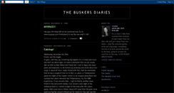 Desktop Screenshot of buskersdiaries.blogspot.com