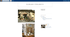 Desktop Screenshot of kamarsceramics.blogspot.com
