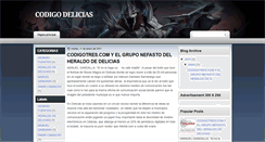 Desktop Screenshot of codigodelicias.blogspot.com