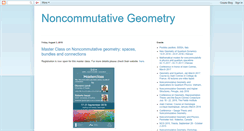Desktop Screenshot of noncommutativegeometry.blogspot.com