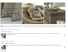 Tablet Screenshot of musingsfromafrenchcottage.blogspot.com