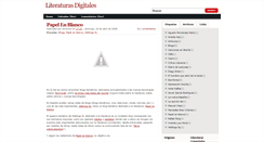 Desktop Screenshot of literaturasdigitales.blogspot.com