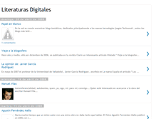 Tablet Screenshot of literaturasdigitales.blogspot.com