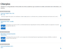 Tablet Screenshot of ciberplex.blogspot.com