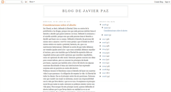 Desktop Screenshot of javierpaz01.blogspot.com