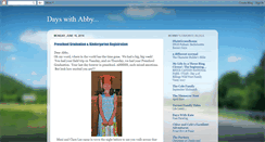 Desktop Screenshot of dayswithabby.blogspot.com