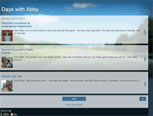 Tablet Screenshot of dayswithabby.blogspot.com