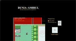 Desktop Screenshot of duniaamirul.blogspot.com