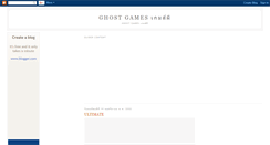 Desktop Screenshot of ghost-games-th.blogspot.com