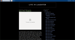 Desktop Screenshot of liveinlaughter.blogspot.com