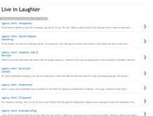 Tablet Screenshot of liveinlaughter.blogspot.com