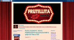 Desktop Screenshot of frutillitashowtv.blogspot.com