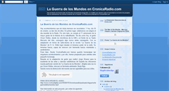 Desktop Screenshot of laguerradelosmundoscronicaradio.blogspot.com