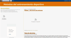 Desktop Screenshot of metodosdeentrenamienro.blogspot.com