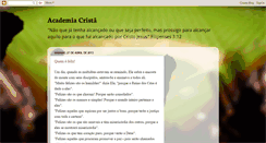 Desktop Screenshot of academia-crista.blogspot.com
