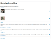 Tablet Screenshot of historias-imposibles.blogspot.com