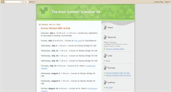 Desktop Screenshot of knot2006summerschedule.blogspot.com