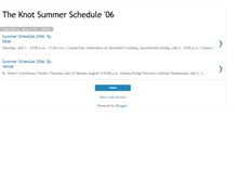 Tablet Screenshot of knot2006summerschedule.blogspot.com